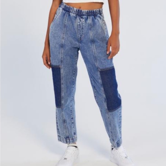 BDG Urban Outfitters Sandy Denim Joggers - Picture 3 of 7